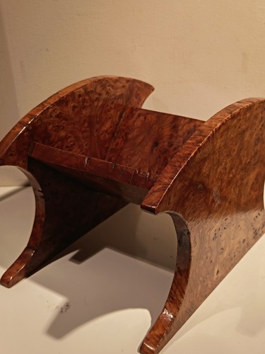 Antique small burr walnut book - burr,