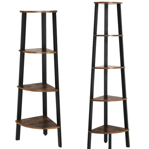 5tier ladder corner bookcase - ladder,