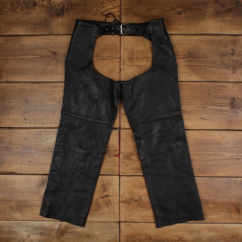 Vintage leather chaps trousers - vintage,