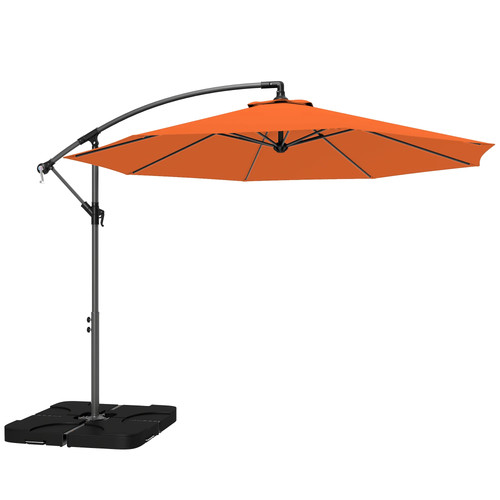 Overhanging parasol with - overhanging, parasol,