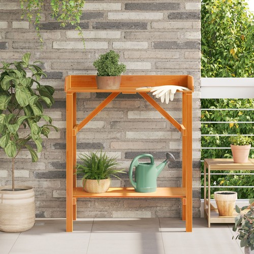 Garden potting table acacia - table,