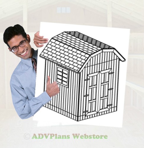 8x8 gambrel storage - gambrel,