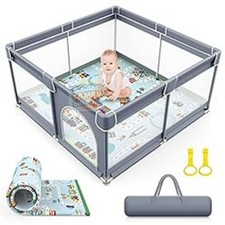 New Safety Playpen with Mat