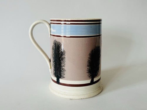 Antique mochaware pearlware - mochaware,