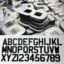 4D / 3D Number Plate Letters
