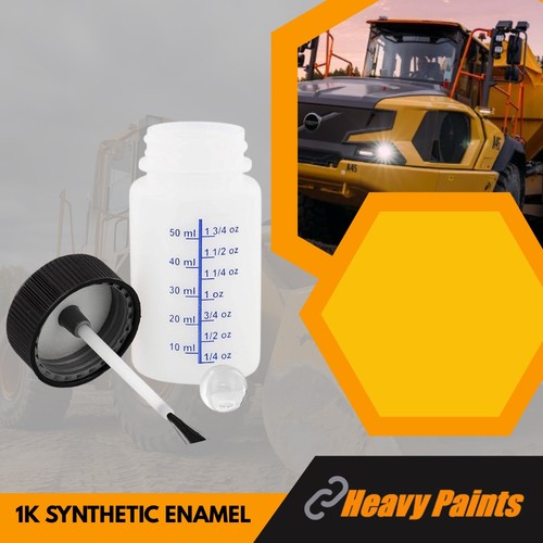 Volvo yellow digger paint - volvo,