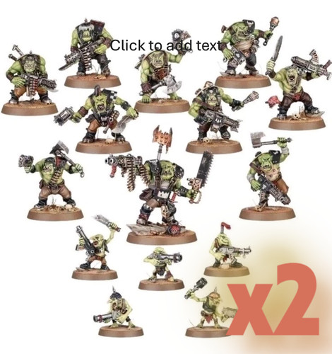 Ork boyz x20 grots - x20, +