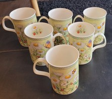 6 ROY KIRKHAM Meadowland Bone China MUGS