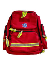 Ambulance Paramedic Trauma EMT First Aid Emergency Backpack Bag With Star Life