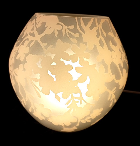 Ikea knubbig table lamp - table, cherry