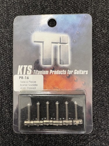 Kts titanium guitar saddles - titanium,