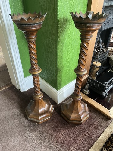 Antique oak floor standing - oak,