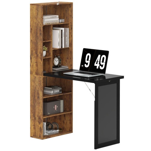 Convertible desk rustic - convertible, brown