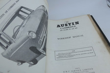 Austin Cambridge A55 MK2 A60 Workshop Manual