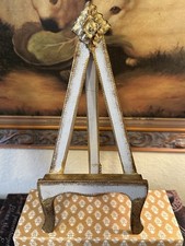 RARE-10.5”H-Vintage Italian Florentine Wooden Easel-Hand Crafted-Beautiful 