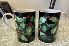 Dunoon Mugs. Holly Design By