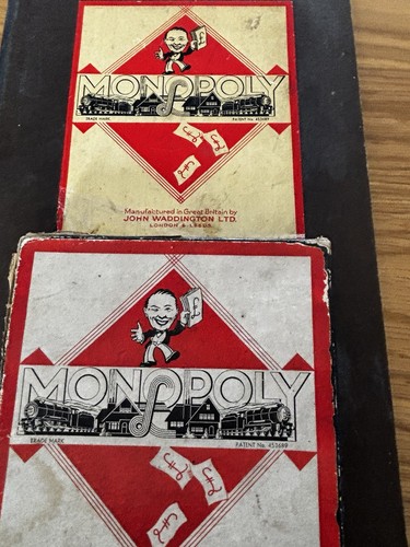Vintage waddingtons monopoly - vintage,