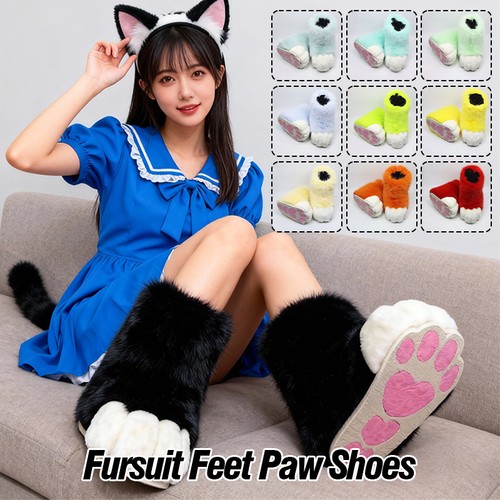 Fursuit feet paw shoes kit - feet,