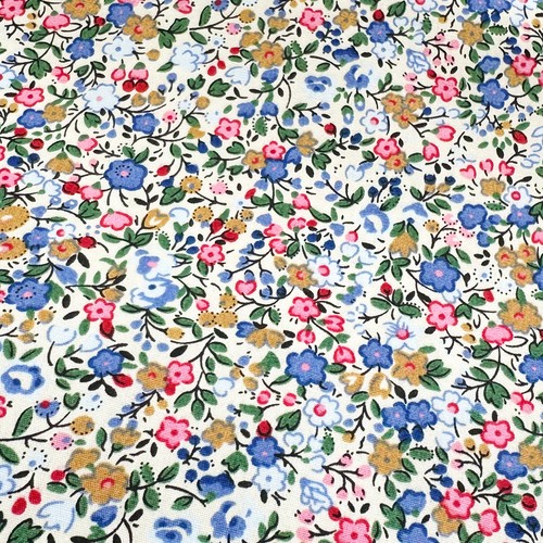 Cotton fabric pretty blue - cotton, &