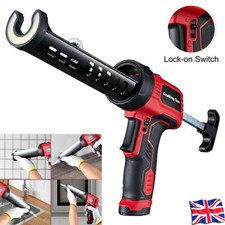 6W Electric Cordless Caulking Gun Handheld Glass Mastic Sewing Glue Glue Gun Red