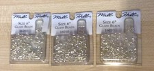 3 Packs Of Mill Hill Glass