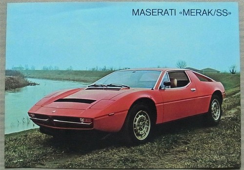 Maserati merak car - merak/ss, sales
