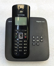 SIEMENS GIGASET A585 DIGITAL CORDLESS PHONE WITH HANDSET A58H  ANSWERING MACHINE