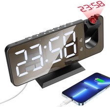 Sveglia Digitale da Comodino, Sveglia da Comodino, Alarm Clock Luce LED 12/24H,