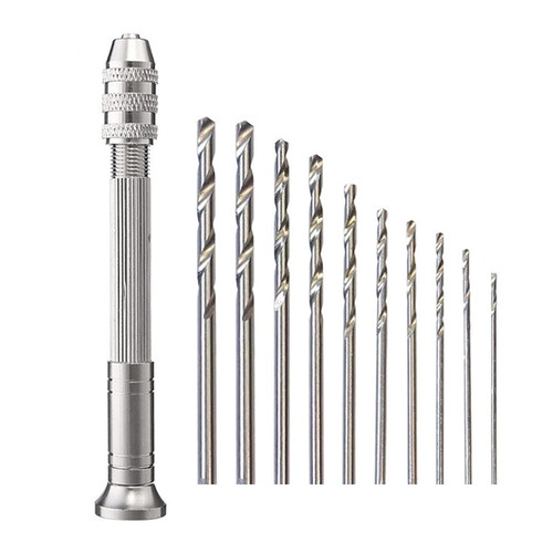 Pin vice hand drill - pin, with