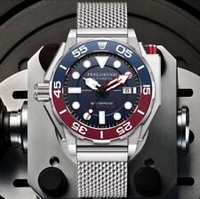 FeelNever Mens Watch Automatic Stainless Steel 1000M Waterproof Dive Watch Mens