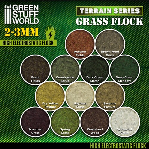 Green stuff world static flock - green,