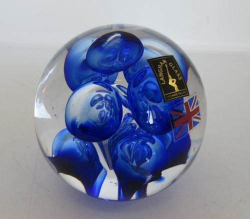 Langham glass paperweight - langham,
