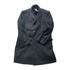 Pal Zileri Concept Wool Coat Men Large Charcoal Detachable Bodywarmer Italy