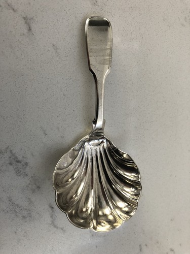 Victorian solid silver shell - solid,