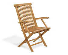 Teak Outdoor Folding Armchair
