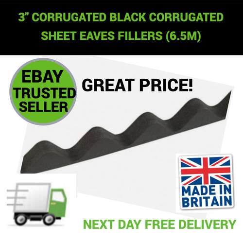 Profile corrugated black - profile,