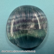 Rainbow Fluorite Worry Stone