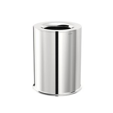 COSMIC Bathroom Bin Trash Can, 5L Capacity, Silver. Collection AS+