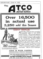 1927 Advert 'ATCO' Motor Lawn