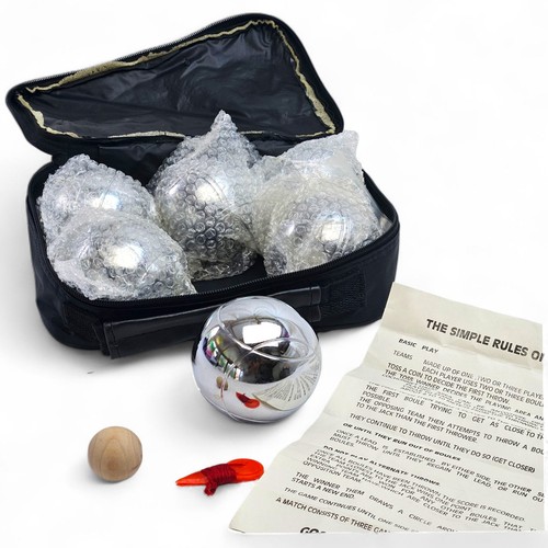 Petanque boules set - set, of