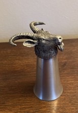 Vintage Goats Head Pewter