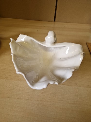 Vintage white ceramic - white,