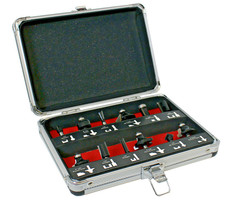 Router Bit Set 12pc TCT 1/4"