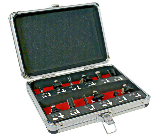 Router bit set 12pc - bit,