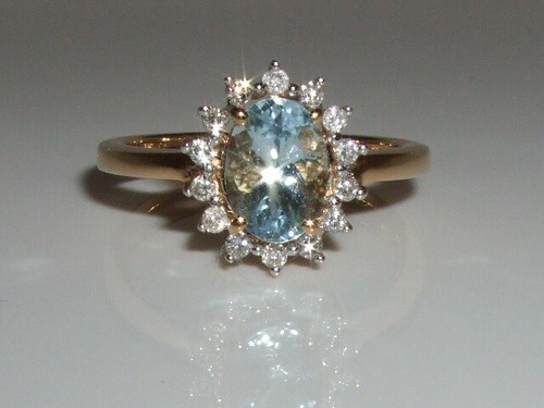 18ct yellow gold paraiba - ***,