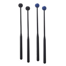 1 Pair Marimba Mallets Rubber Ball Mallet Smooth Plastic Handle Percussion Sets