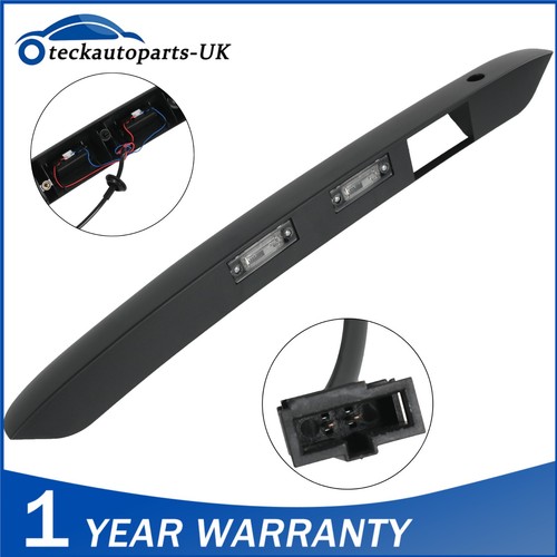 Rear number plate light cover - number,