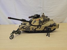 Soldier Force Playset Armoured Siege Tank-Lights+Sounds,2 Figures, Bike+Weapons