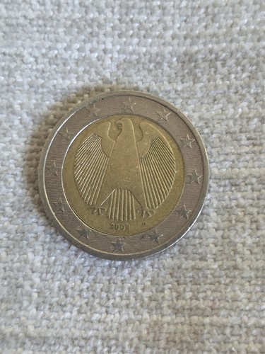 2002 germany euro coin with - coin,