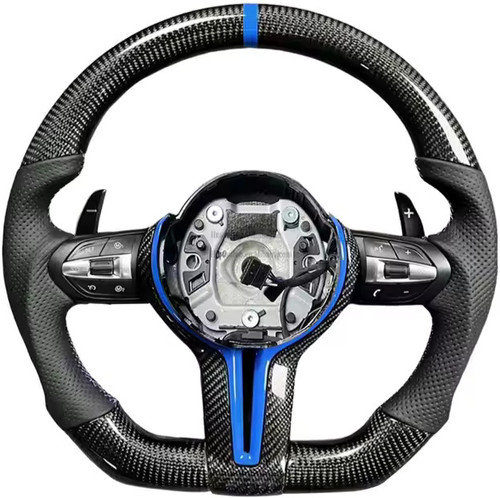 Bmw flat bottom - carbon, fibre